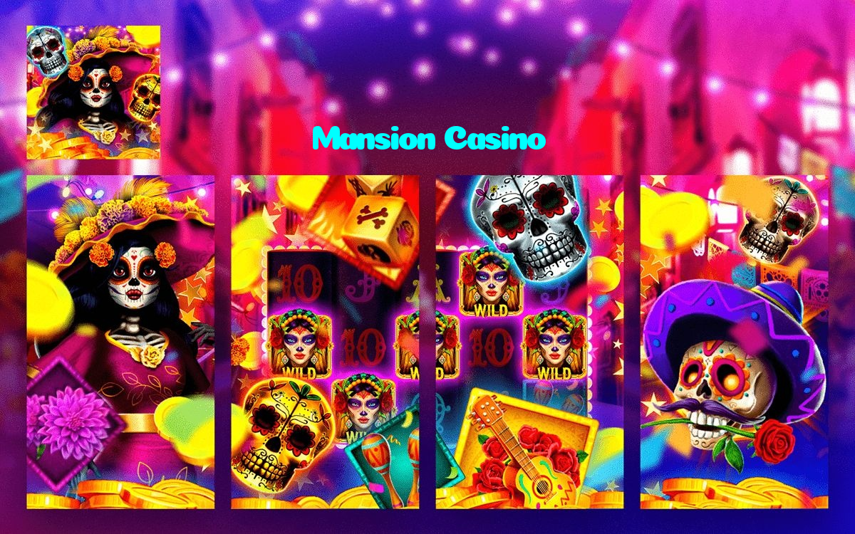 Mansion Casino casino presented on mobile device in Pakistan with slots and live games